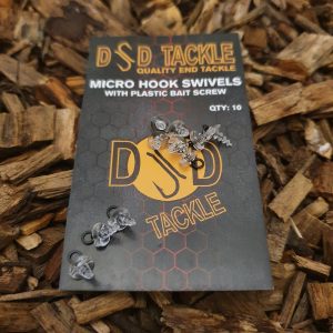Micro hook swivel with plastic bait screw